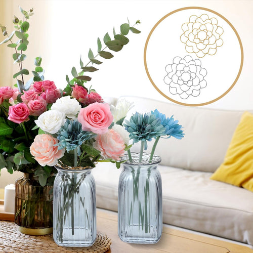 Rostfri ståloragnisator med blomstergaller