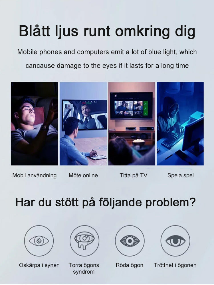 Ultra Light Anti Blue Presbyopic Glasögon