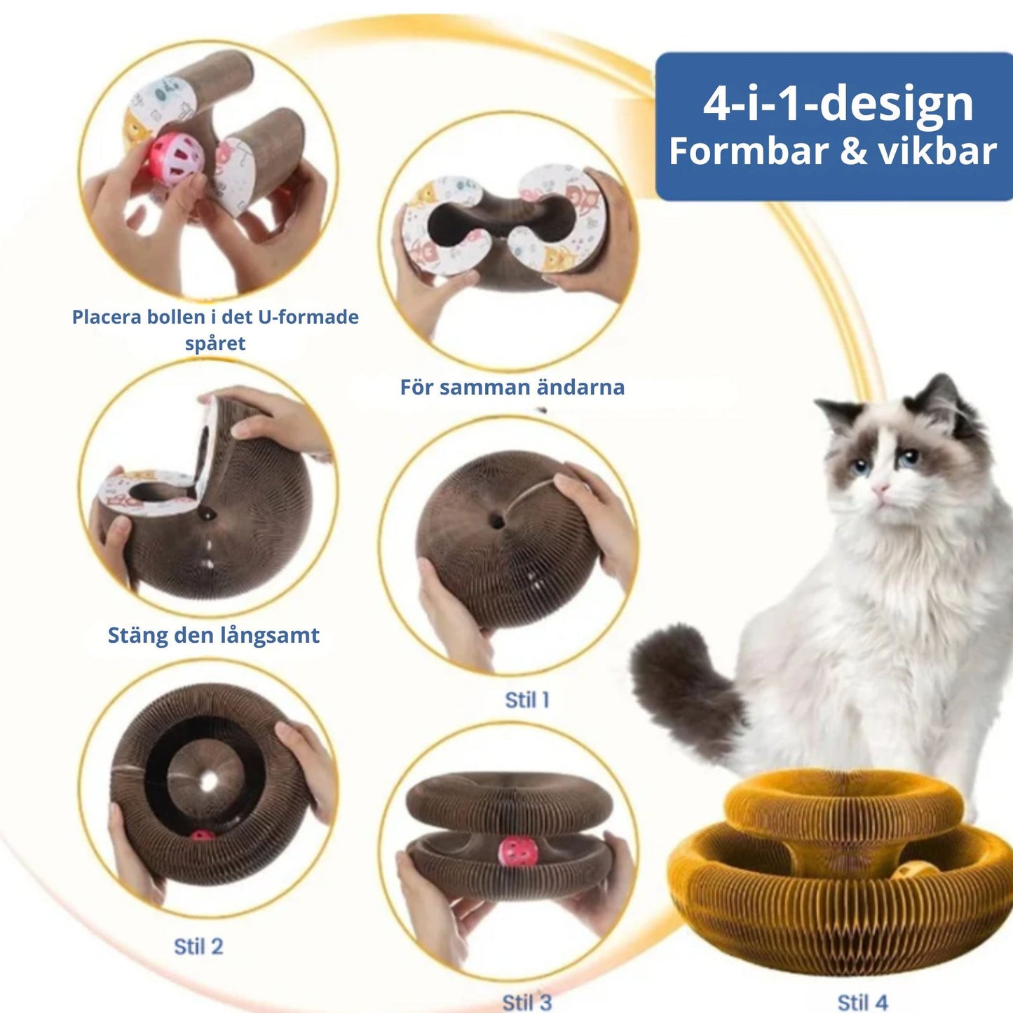 Whirlipuff™ – leksaken som håller din katt aktiv och glad