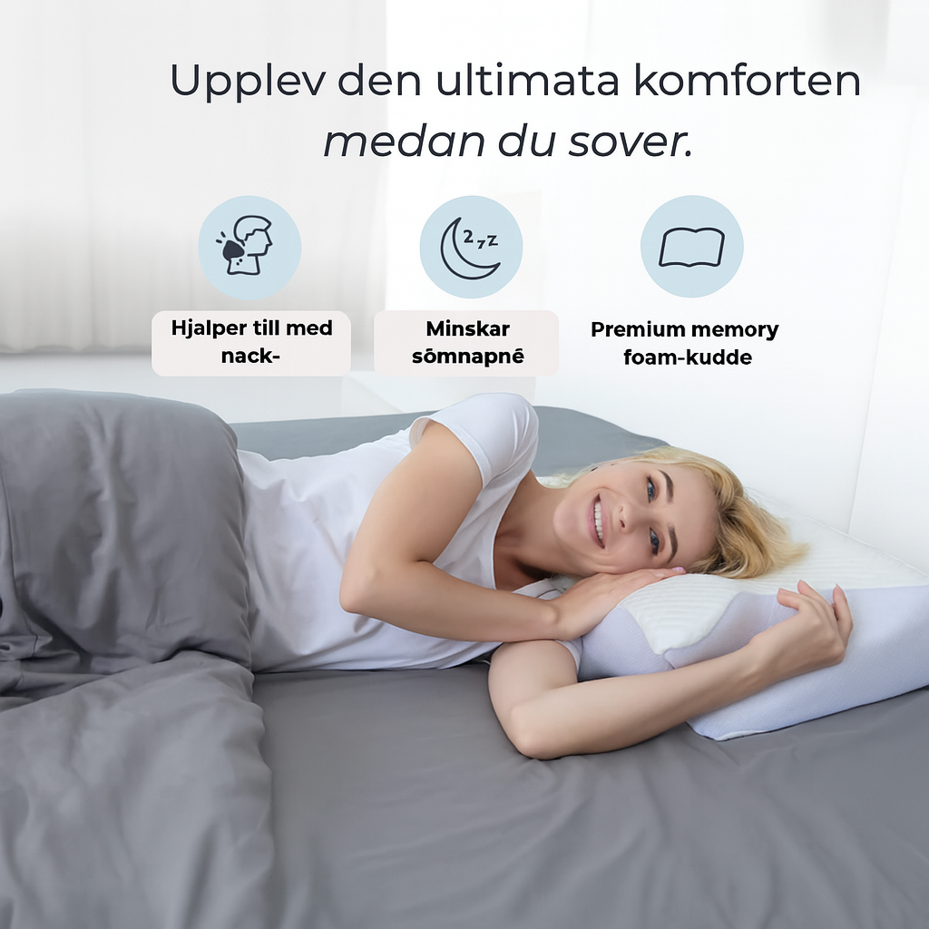 DreamSleep™ – Vakna äntligen utan smärta och fullt utvilad