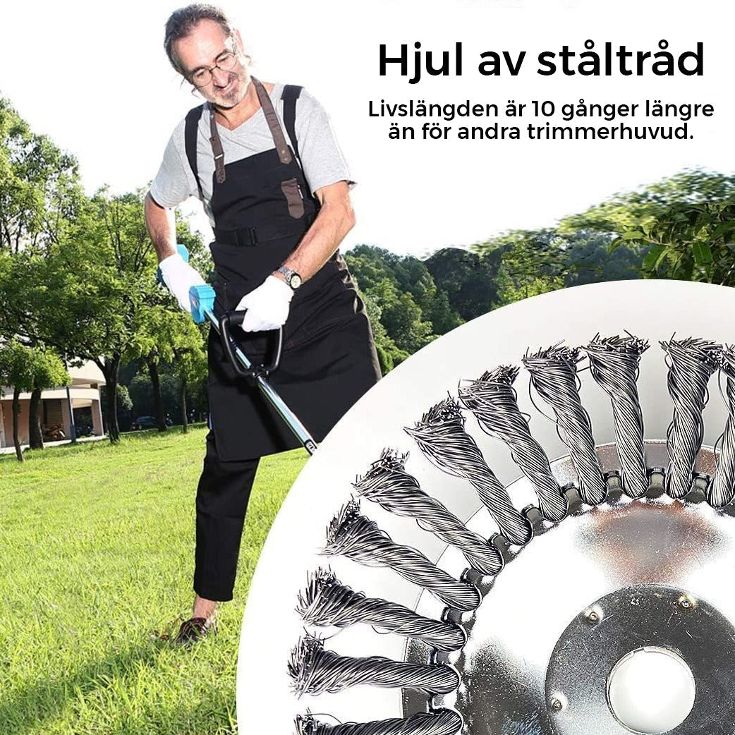 Klipp- och ogräsrensningshuvuden i rostfritt stål