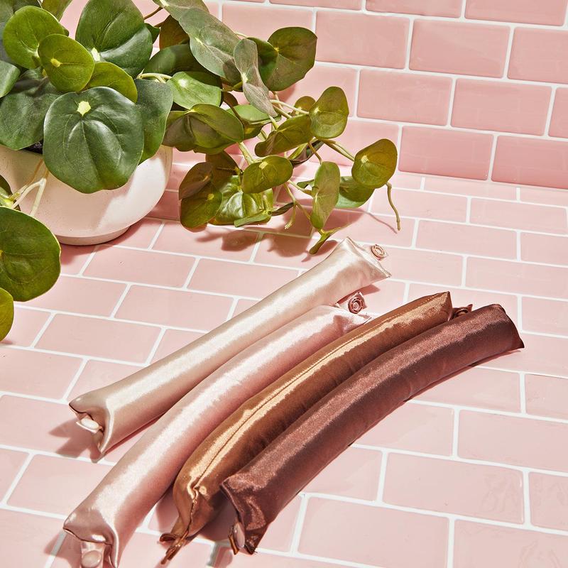 Kitsch satin värmefri lockstav 4-pack
