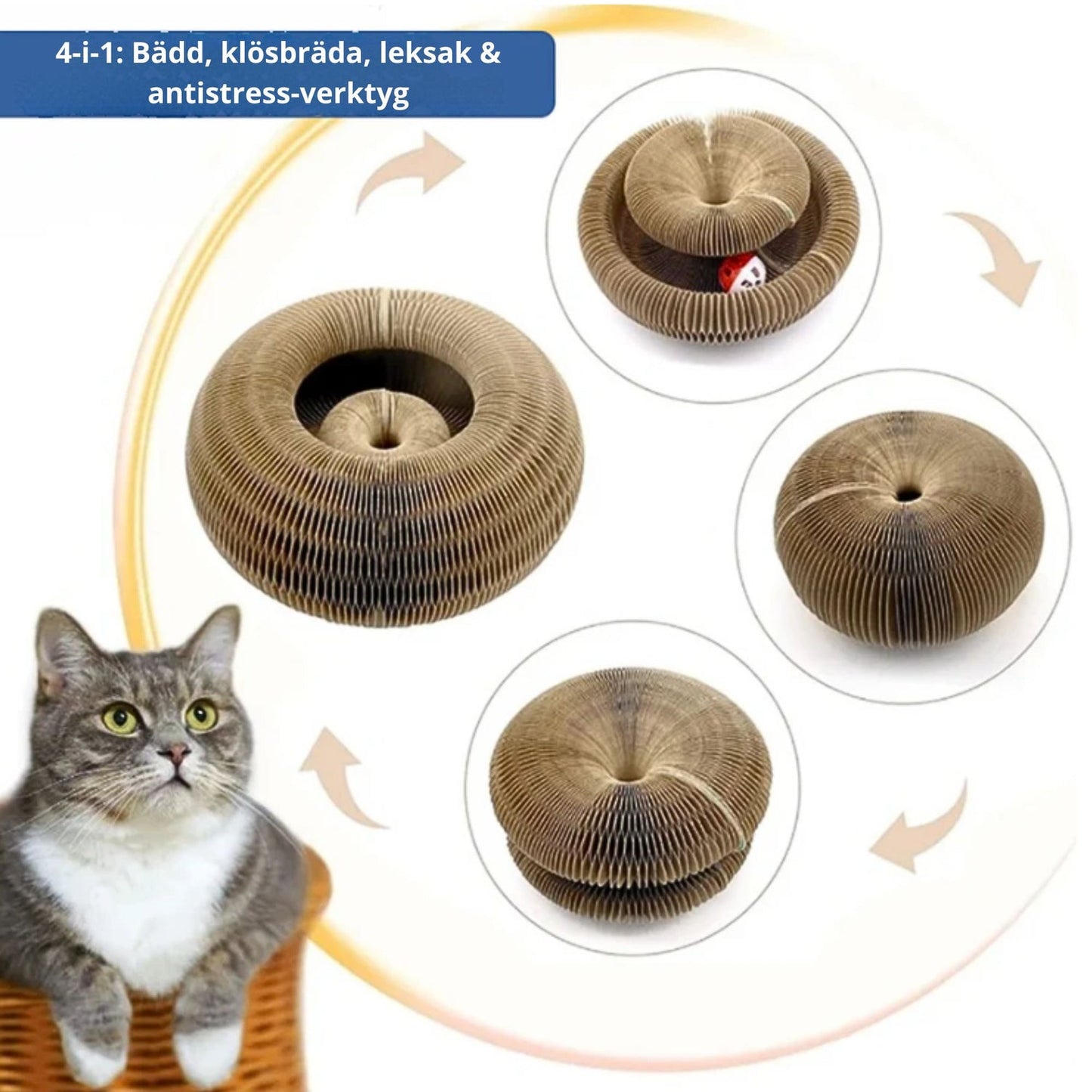 Whirlipuff™ – leksaken som håller din katt aktiv och glad