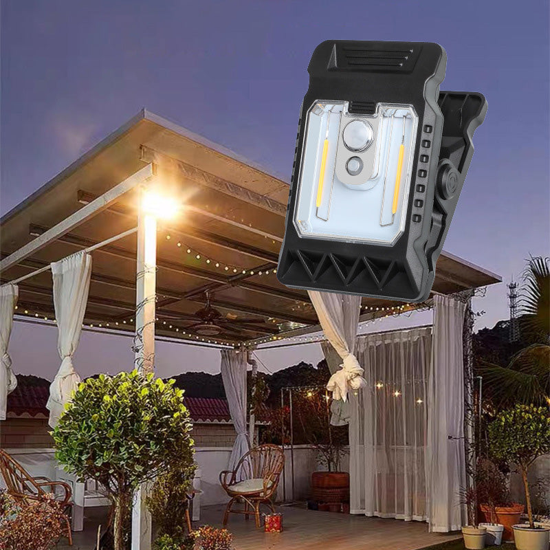 Solklämlampa med rörelsesensor