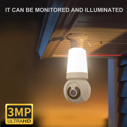 Smart WiFi-säkerhetskamera med belysning