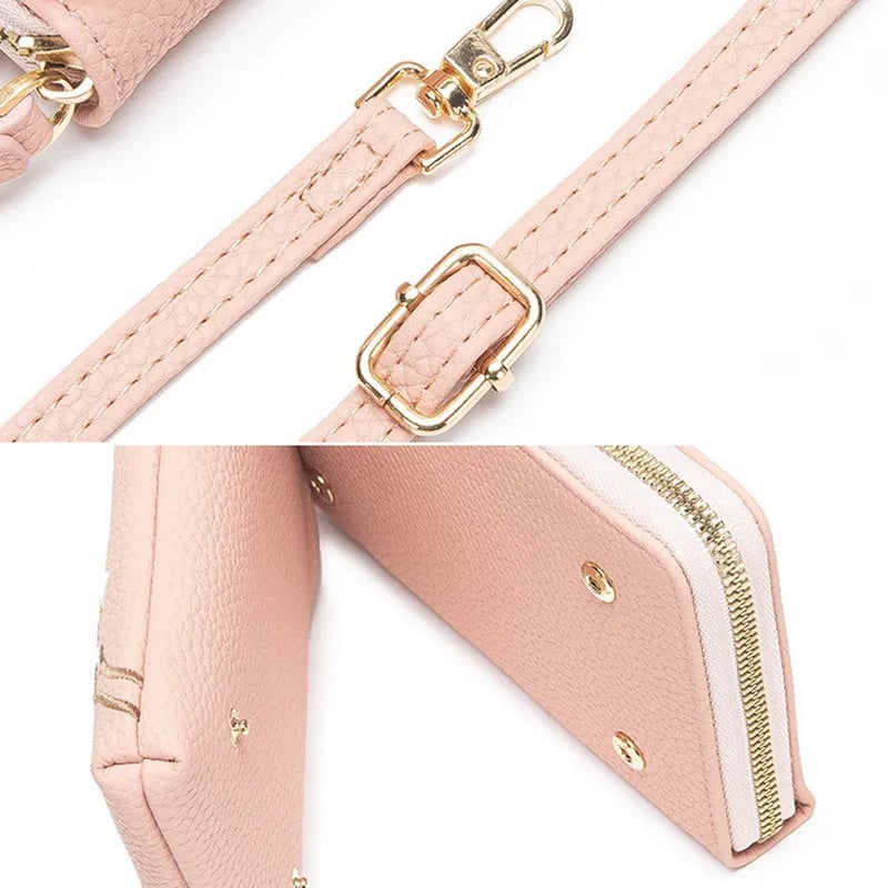 Sling Cross-Body plånbok för kvinnor
