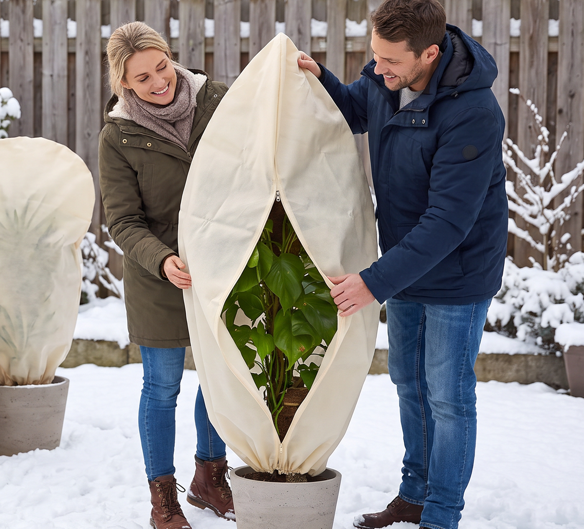 Rädda Växterna i Vinter – Isolerar och andas