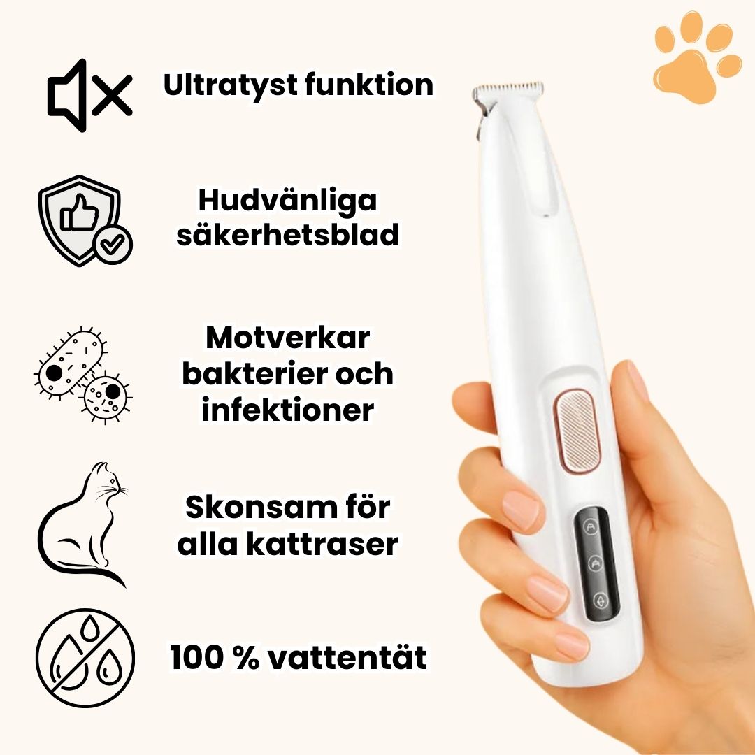 TystTass – Stressfri trimning för din katt