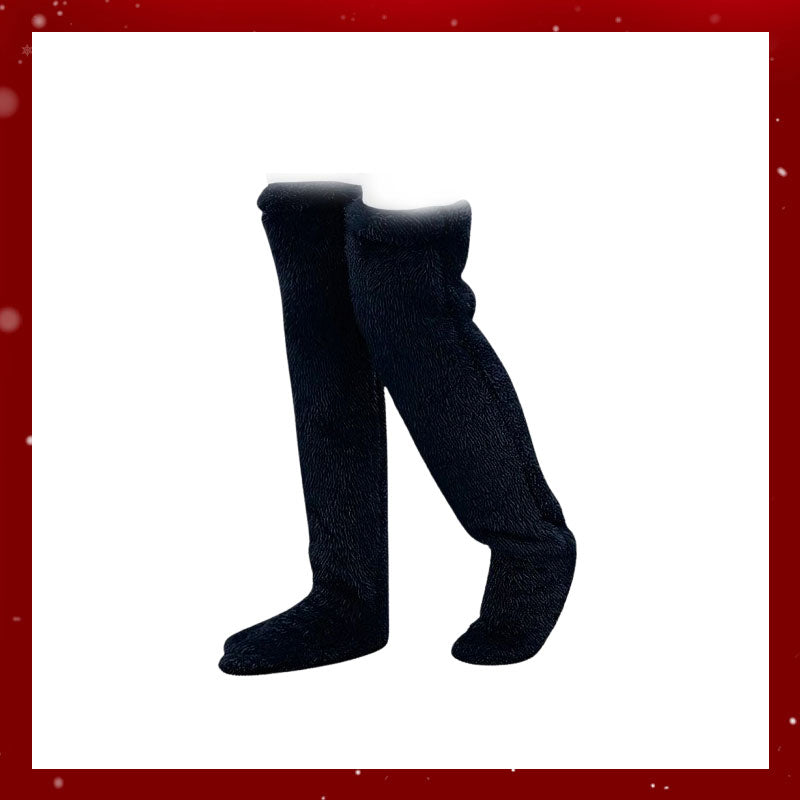 Knästrumpor av gåsdun till jul