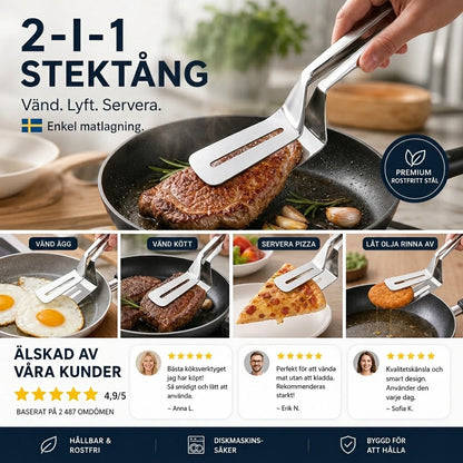 Vänd, Skrapa och Servera – Allt i ett