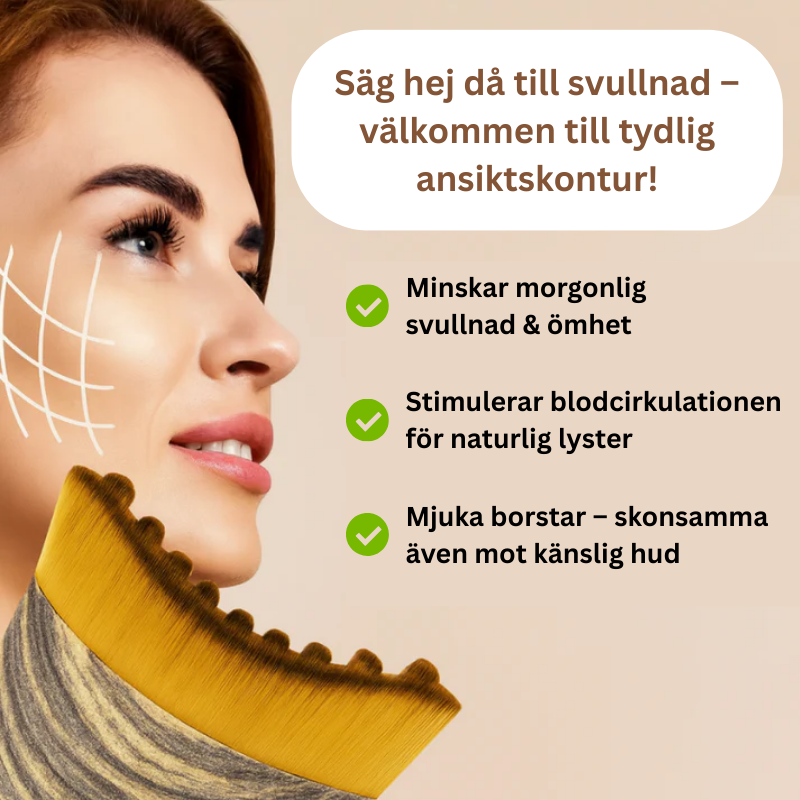 LymphGlow– Ansiktsborste för naturlig skulptering & lymfdränage
