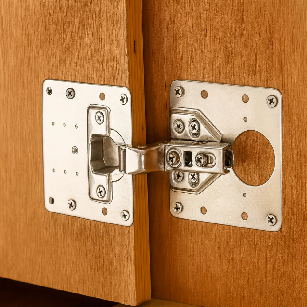 LuckFix – gångjärnsförstärkare för skåpsdörrar