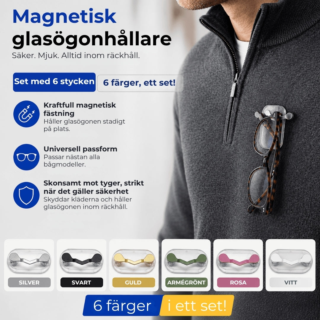 MagnetGrip – Säkra glasögonen direkt