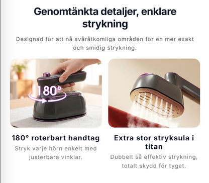 ÅngStryk – Smidig handsteamer för hem och resa