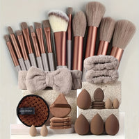 33-delars set – Kaffebrun