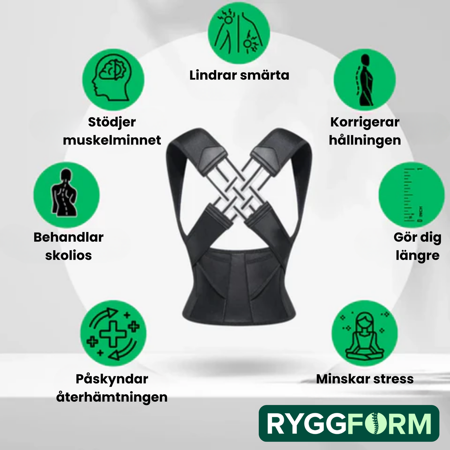 Ryggform™ – Lindrar ryggont och förbättrar hållningen