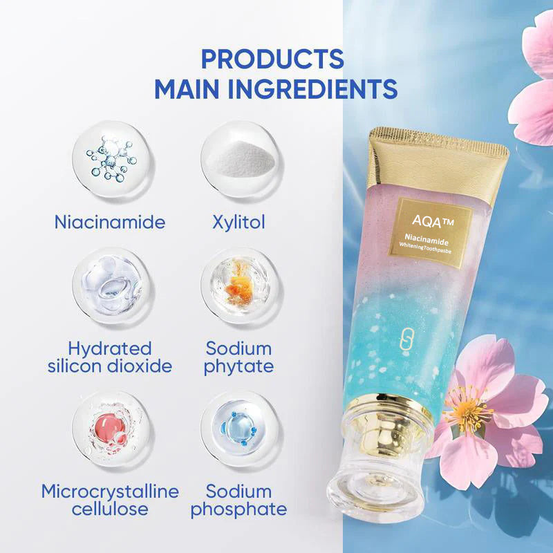 🦷Niacin Tandkräm för Vitare Leende✨