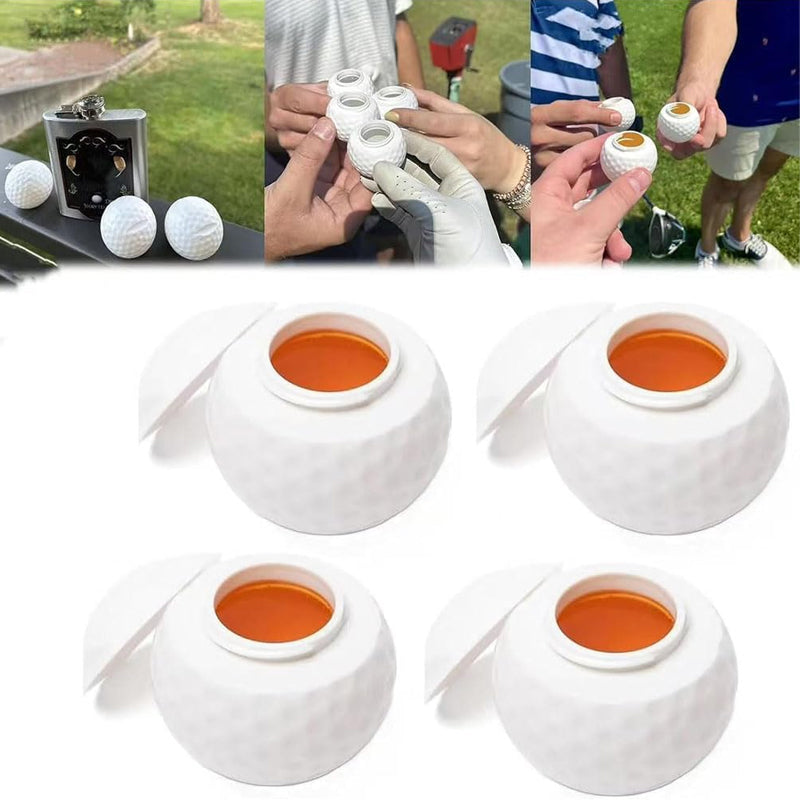 Kreativt shotglas i form av en golfboll
