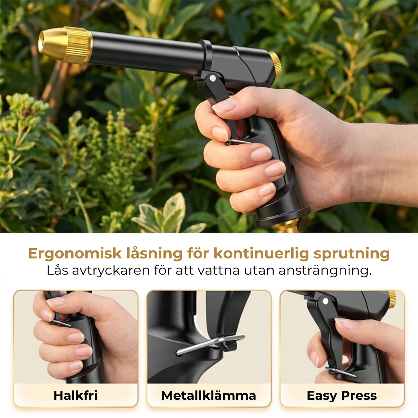 KraftSpruta – Slitstark och bekväm
