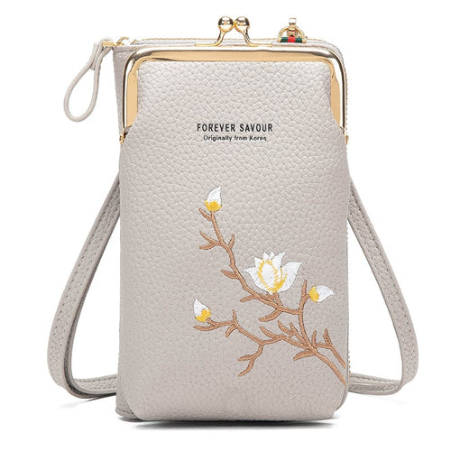 Sling Cross-Body plånbok för kvinnor