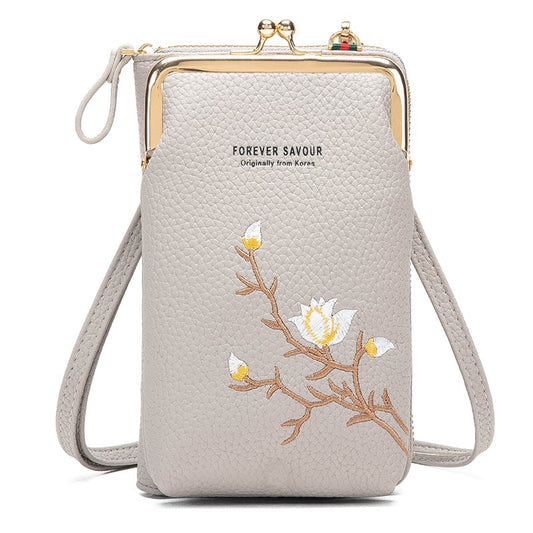Sling Cross-Body plånbok för kvinnor