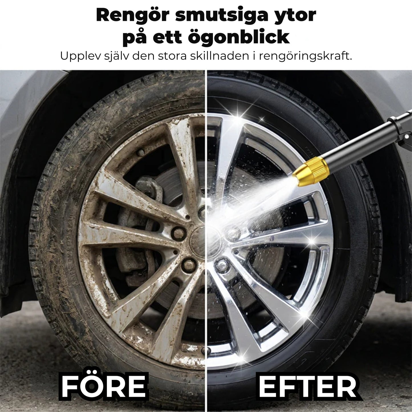 KraftSpruta – Slitstark och bekväm