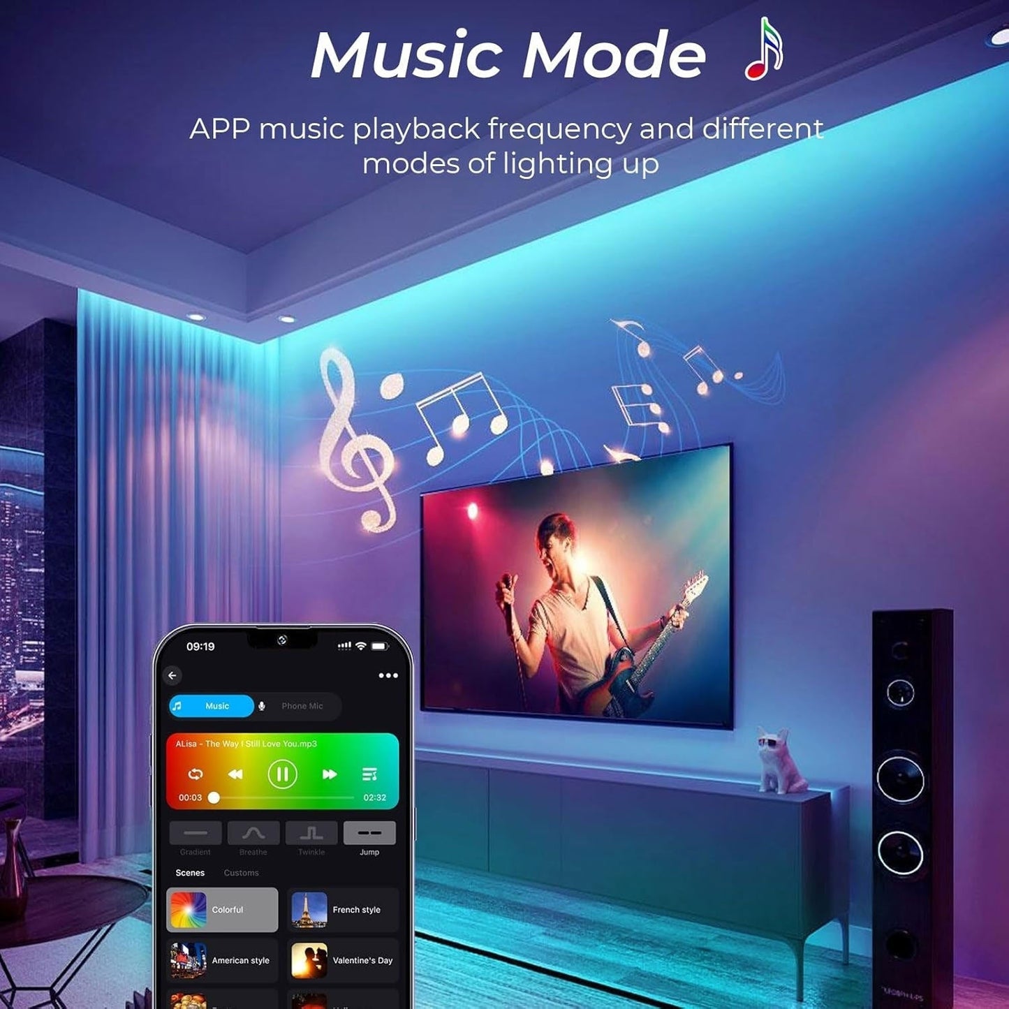 Smart RGB Neon LED-remsa