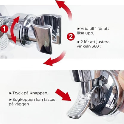 FlexiDusch – Rätt höjd för hela familjen