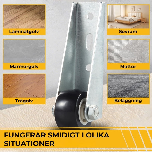 TystGlid – Skonsamma mot dina golv (2-pack)