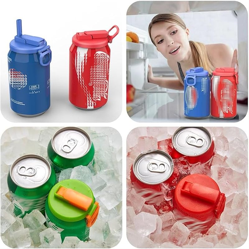Soda Can Lid with Straw for Kids