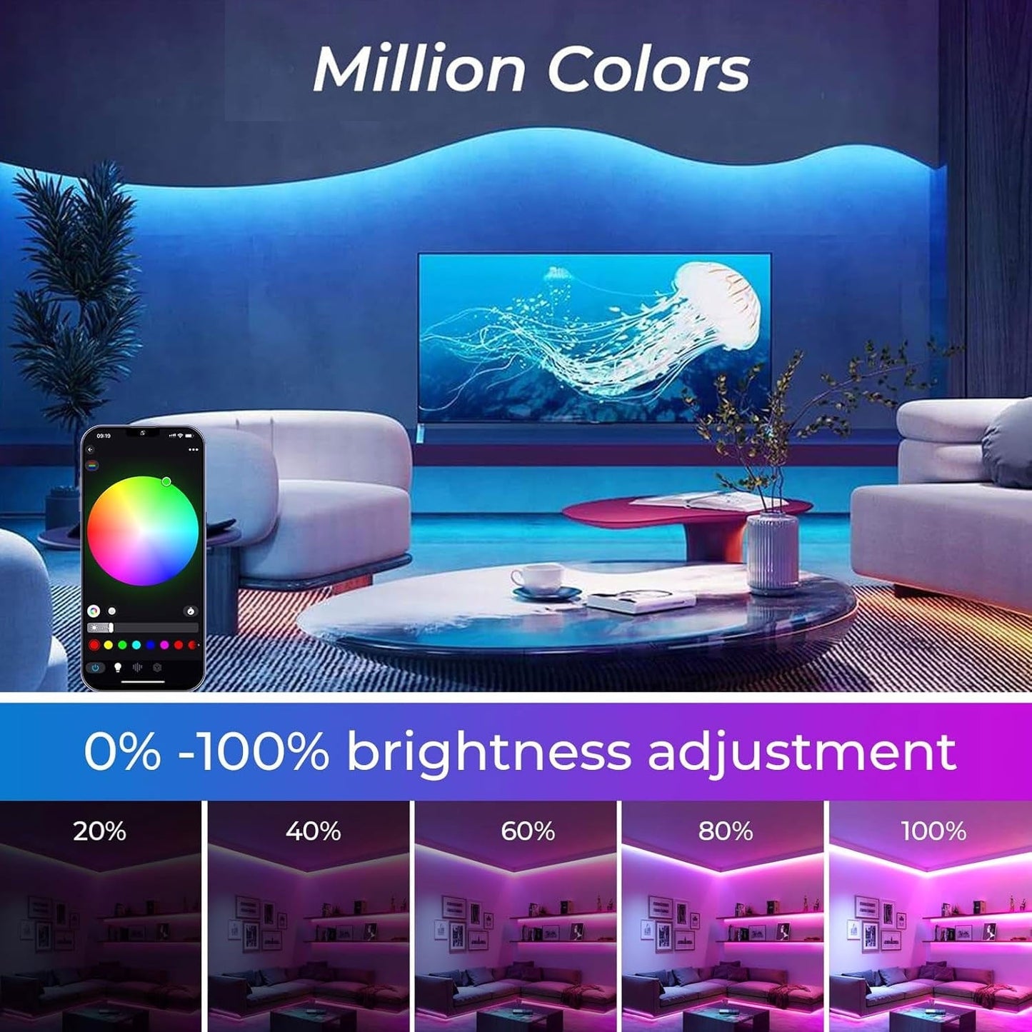 Smart RGB Neon LED-remsa