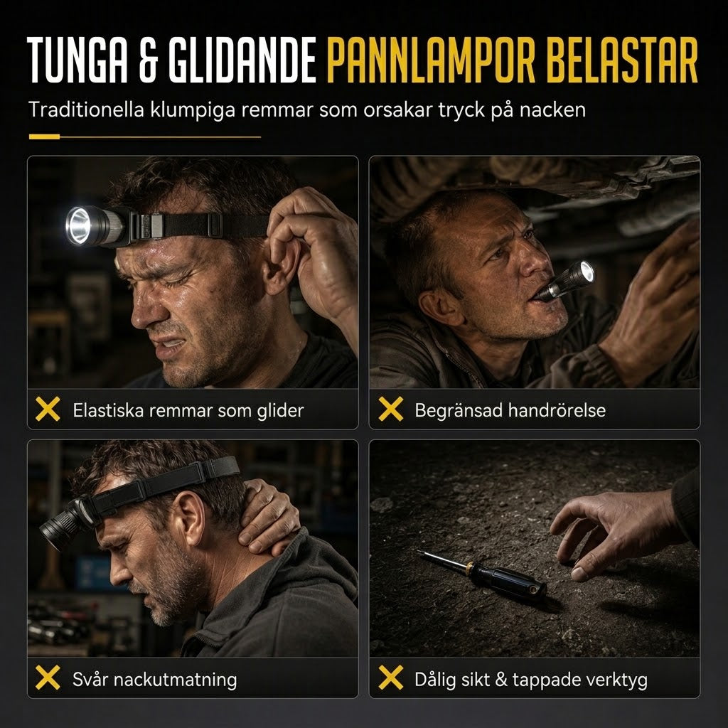 Perfekt Ljus – Utan klumpiga pannlampor