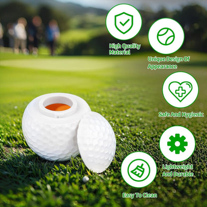 Kreativt shotglas i form av en golfboll