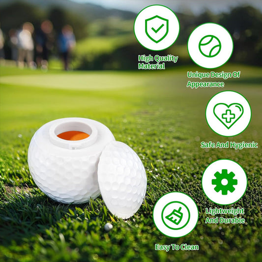 Kreativt shotglas i form av en golfboll