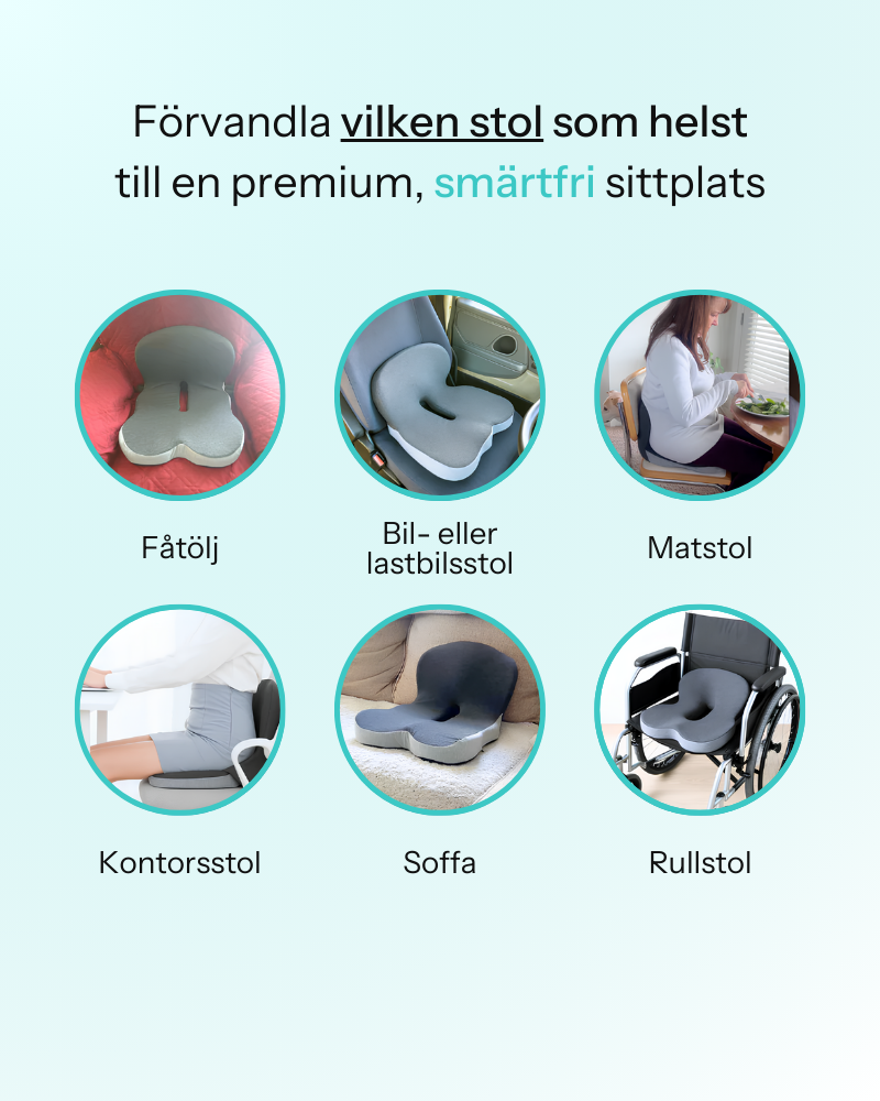Hewilla™ – Sitt bekvämt igen, i vilken stol som helst