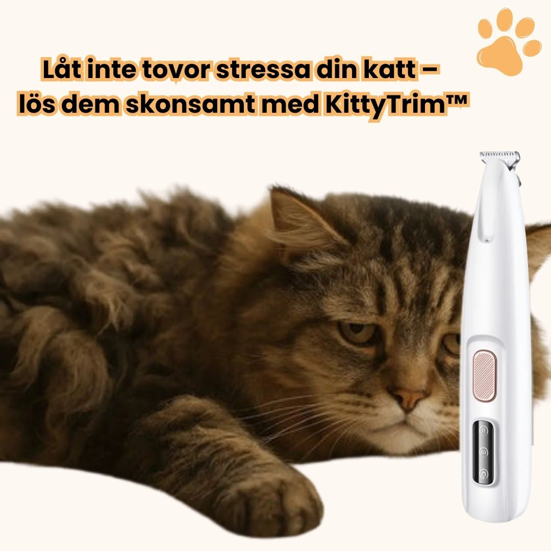 TystTass – Stressfri trimning för din katt