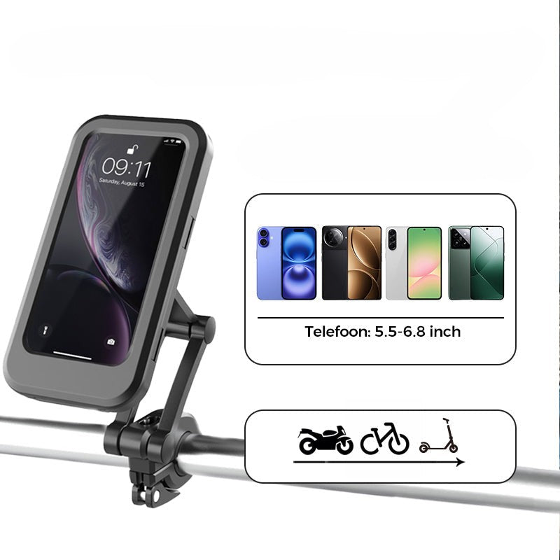 Universellt vattentätt telefonfäste för cykel och motorcykel