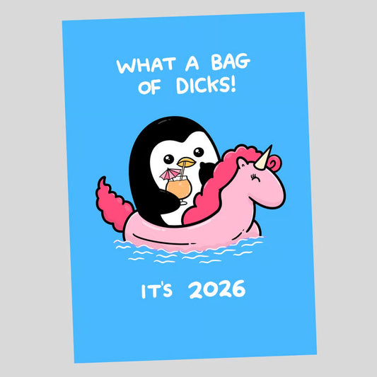 Väggkalender 2026📆 Offensivt söt och oerhört rolig!