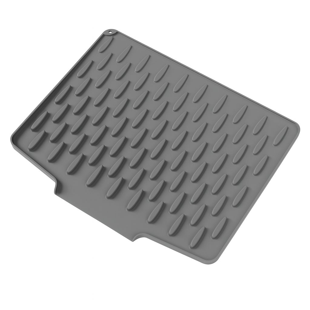 Värmeskydd & Snabbavrinning – Silikon Diskmatta