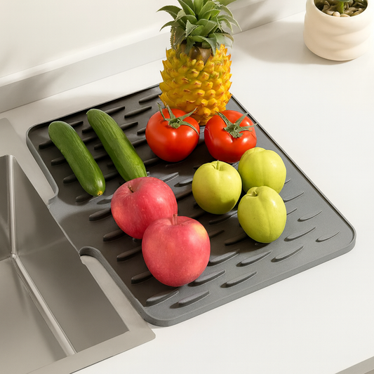 Värmeskydd & Snabbavrinning – Silikon Diskmatta