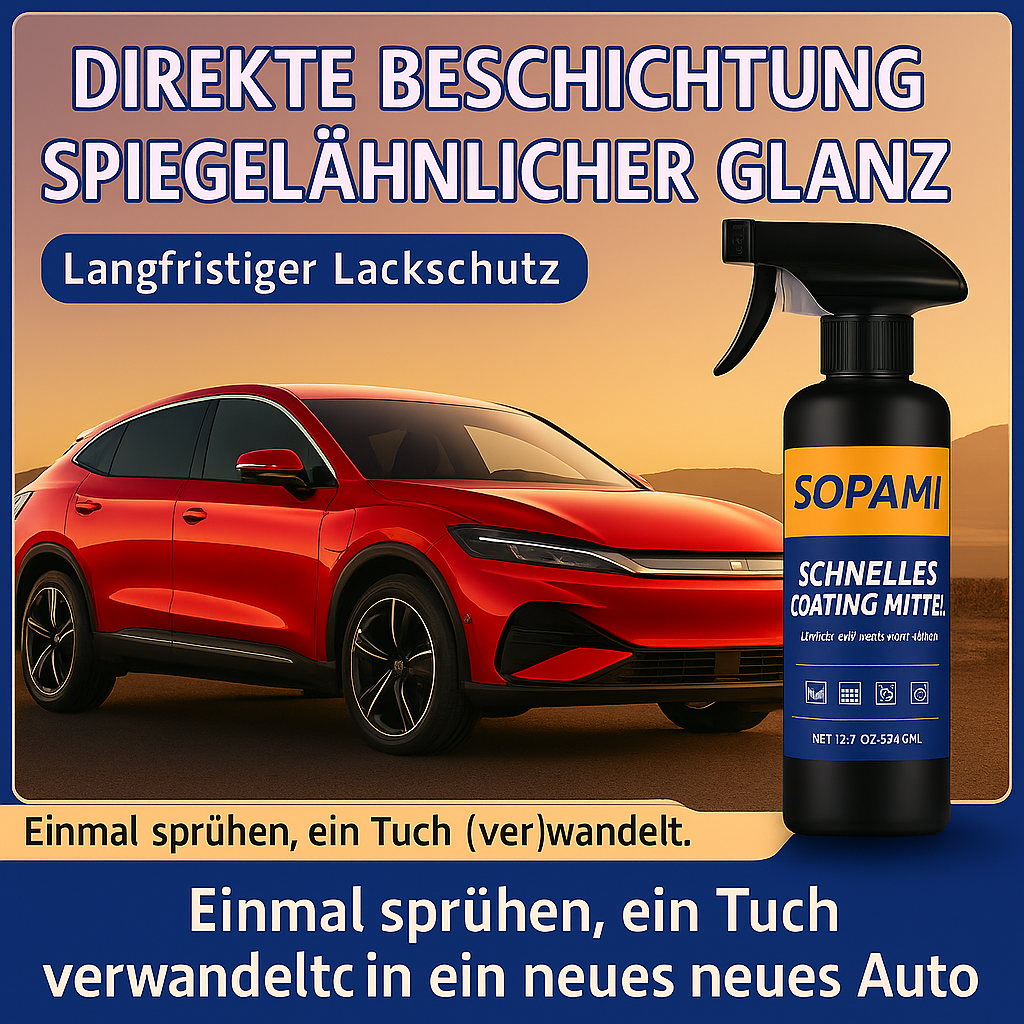 SOPAMI Lackschutzspray – Dauerhafte Beschichtung für Autos