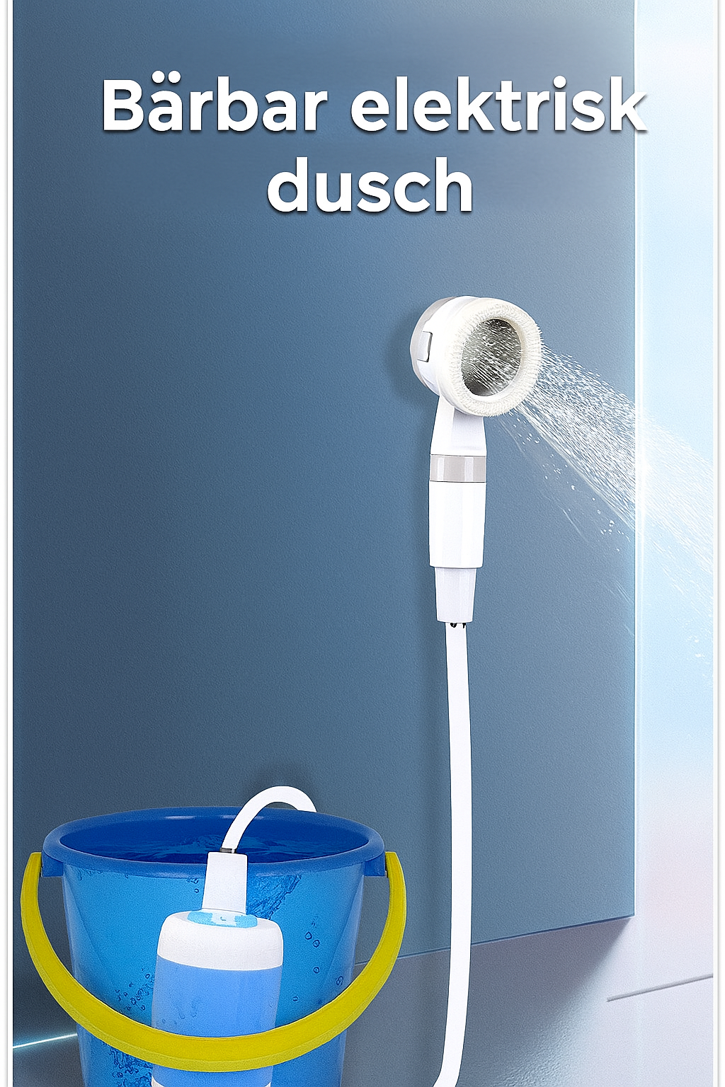 Portabel Vattenpump: Kit med Slang & Munstycken