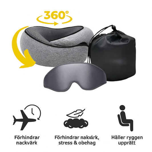 Nackstödskudde i memory foam