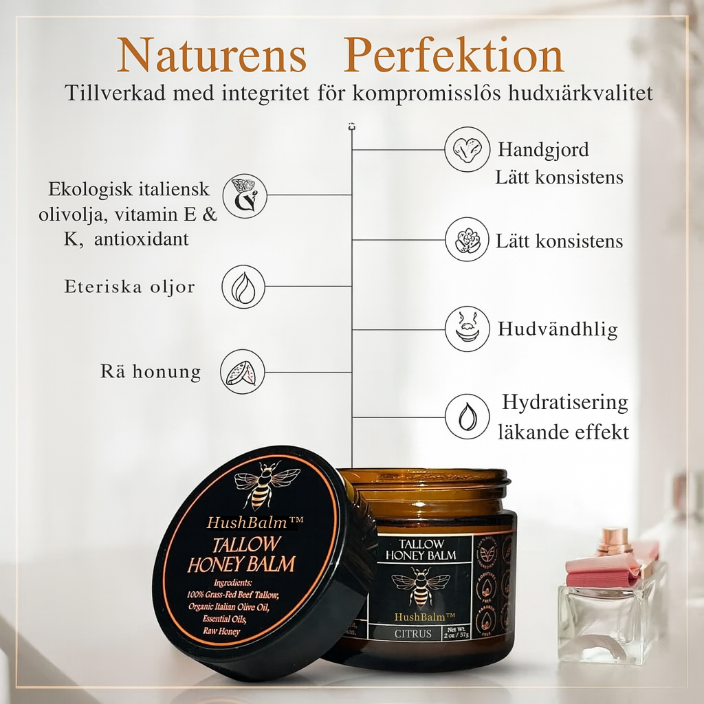 HushBalm™ – För en lugn, hälsosam och strålande hud