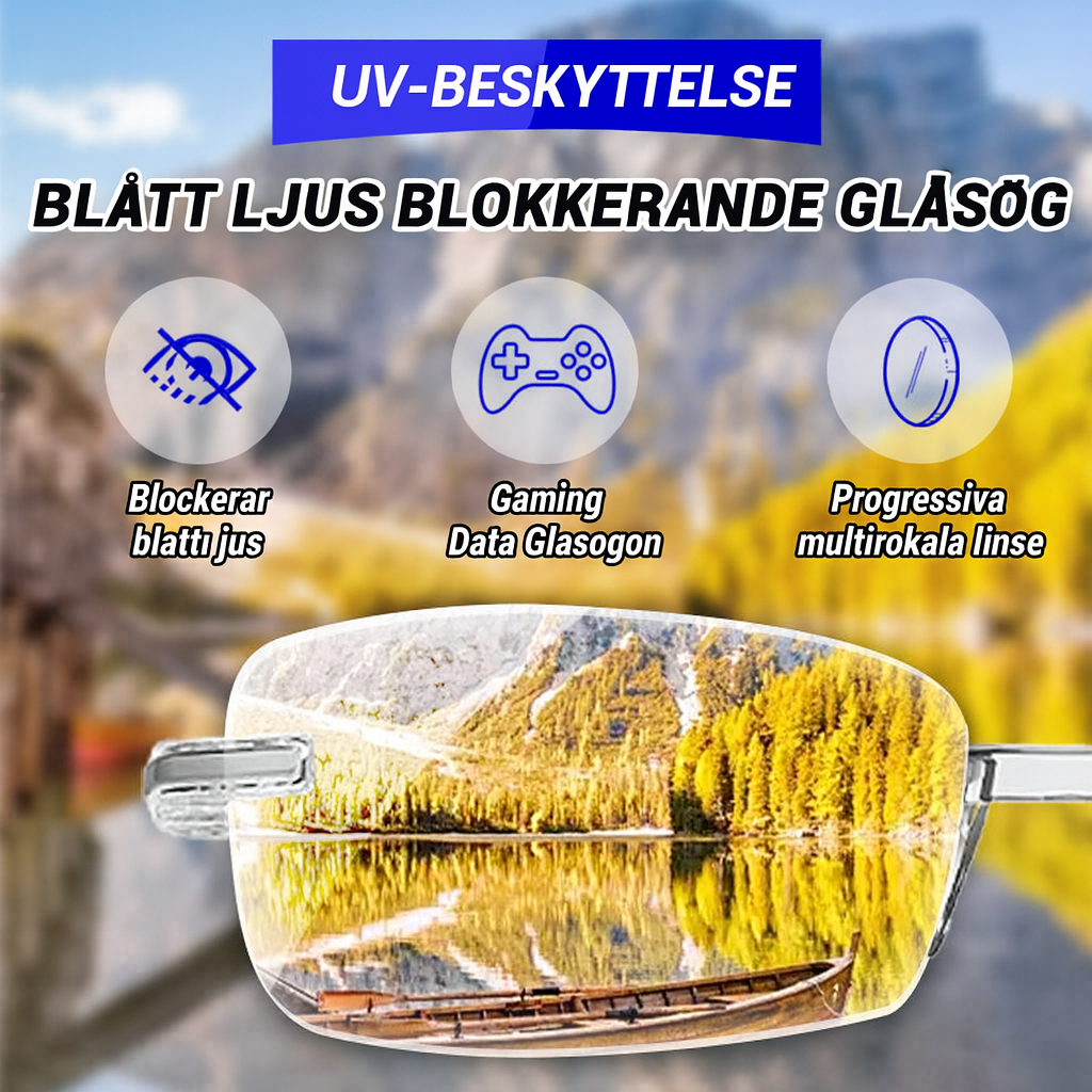 Blåljusblockerande glasögon