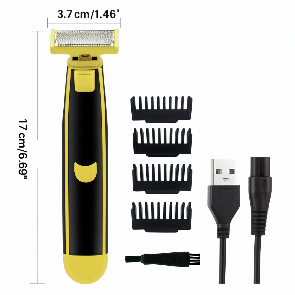 SAFECUT – HUDVÄNLIG RAKAPPARAT FÖR KROPP & ANSIKTE UTAN SKÄRSÅR