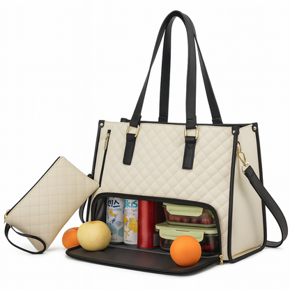 CoolBag Elegance™ – Ser ut som en handväska, kyler som en box