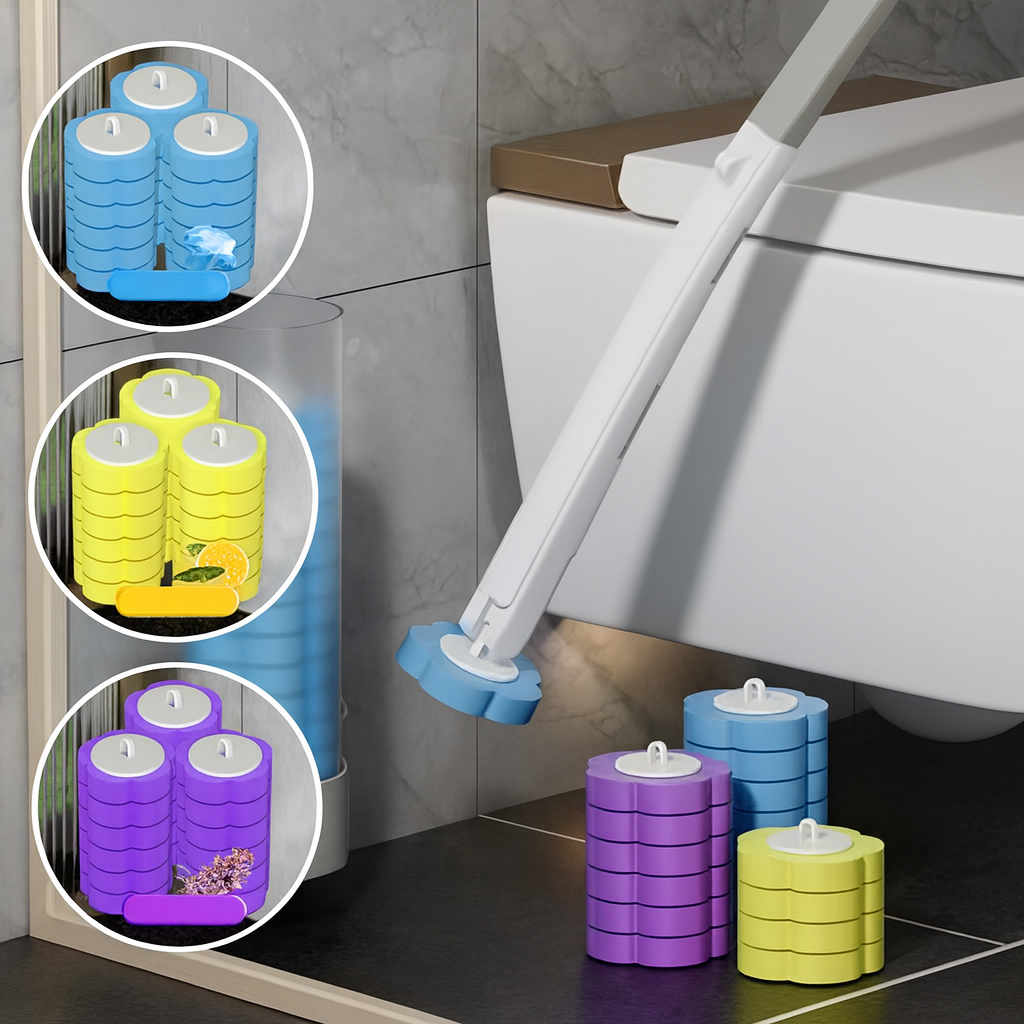 CleanFlush™ – Engångs-toalettborste utan kontakt