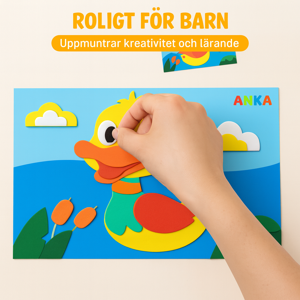 Kreativ 3D-Pyssel™ – Skala, klistra, bygg