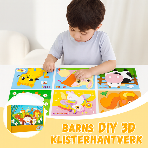 Kreativ 3D-Pyssel™ – Skala, klistra, bygg